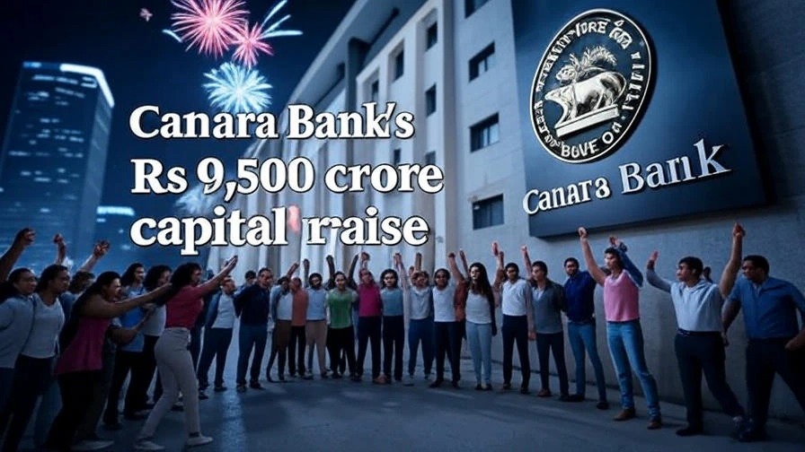 Canara Bank’s Rs 9,500 Crore Capital Raise: A Double-Edged Sword for Investors?