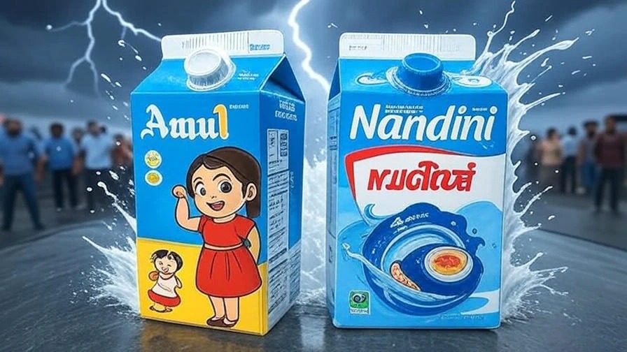 Amul vs Nandini: The Metro Milk Battle That’s Dividing Bengaluru Commuters